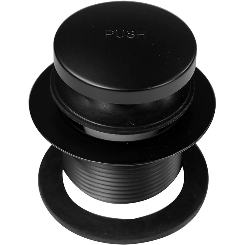Westbrass A93-2-62 1-1/2" Tip-Toe Bathtub Drain Plug Trim Set with
