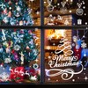 Whaline 352Pcs Christmas Window Clings Stickers Double-Sided Merry Christmas Tree