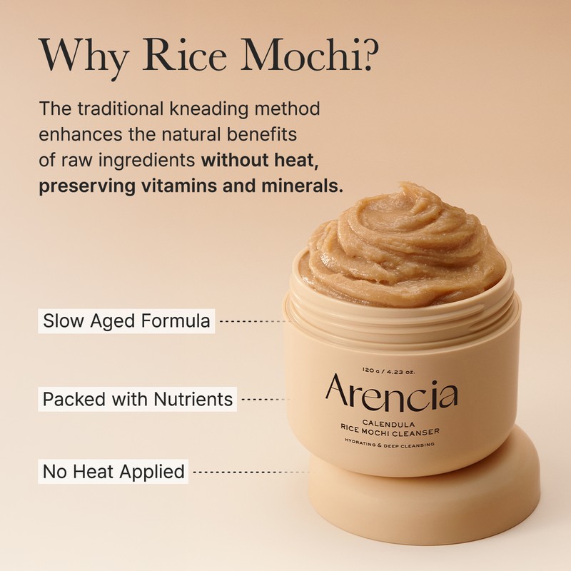 ARENCIA [ARENCIA]*renewal* Calendula Rice Mochi Cleanser 120g