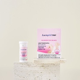 Lactopil Duo 국내최초 질유산균 락토필듀오(30캡슐/1개월분) UREX프로바이오틱스 First domestic quality lactobacillus LactoPhil Duo (30 capsules/1 month supply) UREX Probiotics