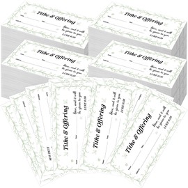 Dunzoom 1000 Count Tithes and Offering Envelopes for Church Tithe Donation Envelopes My Offering Bill Size Envelope Checks and Cash Envelopes for Tithes and Offerings Donations, Religious Occasions