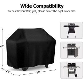Weber 58 Inch 7130 Grill Cover For Weber Genesis II & Genesis 300 Series Gas Grills
