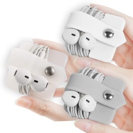 ELFRhino Cord Organizer Earbuds Holder Earphone Wrap Earphones Organizer Headset Headphone Earphone Wrap Winder Cord Manager Cable Winder Set of 3