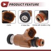 HEROFFIX 4 Pcs Fuel Injector for Mazda 626 2.0 2000-2001