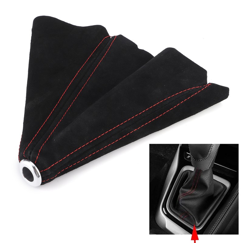 Shifter Lever Dust Cover Boot Gaiter Car Interior Suede Universal