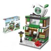 Street View City Cafe Building Kit, 167PCS Coffee Shop Modular