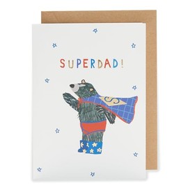 Superdad! Super Bear-Tastic! Father's Day Contemporary Greeting Card