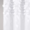Lush Decor Lillian Shower Curtain, White, 72" x 72\