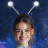 DRESBE Light Up Alien Antenna Headband LED Space Headbands Glow