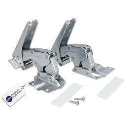 Hinge Door Hinge Set Compatible with Bosch Siemens Neff AEG Constructa Balay for Fridge 00481147 481147