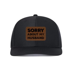BEIXBE Birthday Gifts for Wife - Sorry About My Husband Cute Trendy Trucker Hats for Women Wifey Trucker Hat