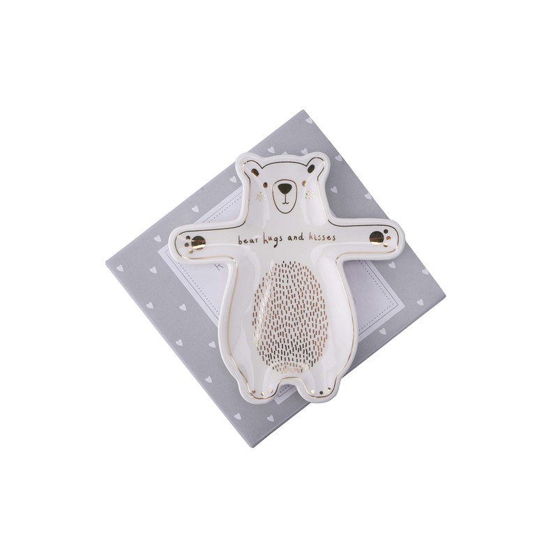 CGB Giftware Send With Love 'Bear Hugs & Kisses' Ring