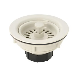 Master Plumber 547-684 MP Basket Sink Strainer, Almond