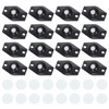 uxcell 16 Pcs Self Adhesive Caster Wheels, 360 Degree Rotation