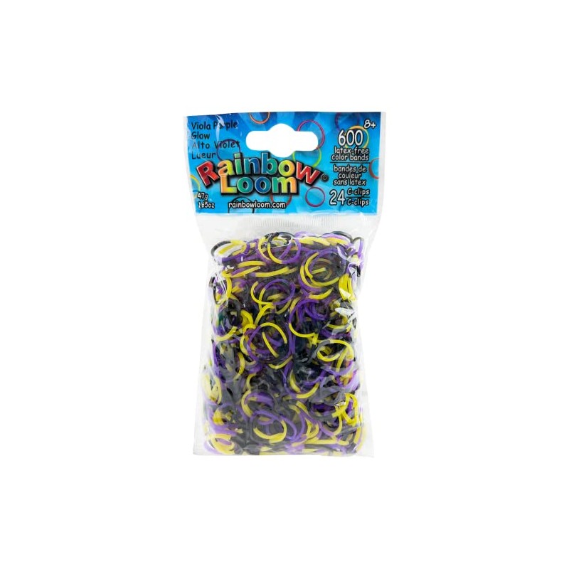 Rainbow Loom Viola Purple Glow