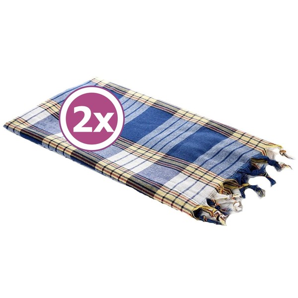 Carenesse Hamamtuch Classic 2er Set 80 x 170 cm I