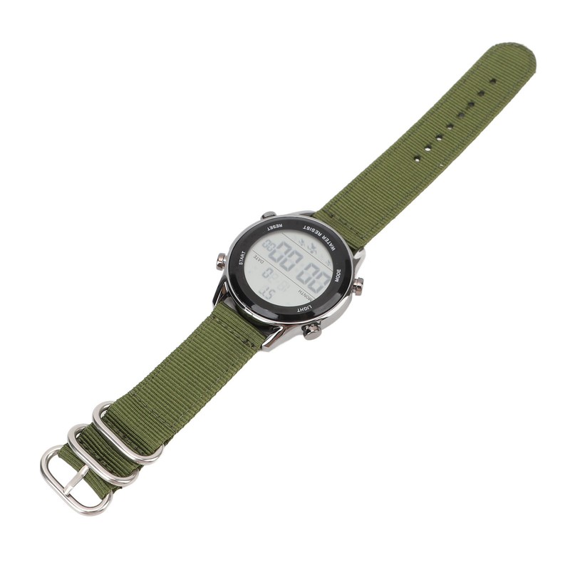 Men Digital Sports Watch Waterproof Alarm Countdown Dual Time Zone