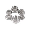 BOZONLI M16 (16 mm) Flange Nuts with Locking Toothing (Self-Locking),