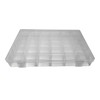 On1shelf Transparent Thick Hard Plastic Adjustable Compartment Slot Plastic Craft