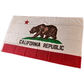 NWFlags California State Flag 5ft x 3ft 75d Premium Polyester Suitable For Flagpoles | Strong Polyester 5x3 foot material flag with Eyelets