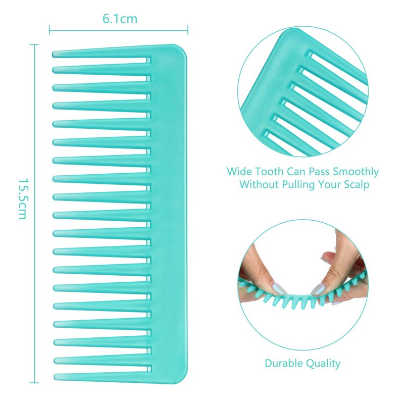 Patelai Wide Tooth Comb Large Hair Detangling Comb for Curly,