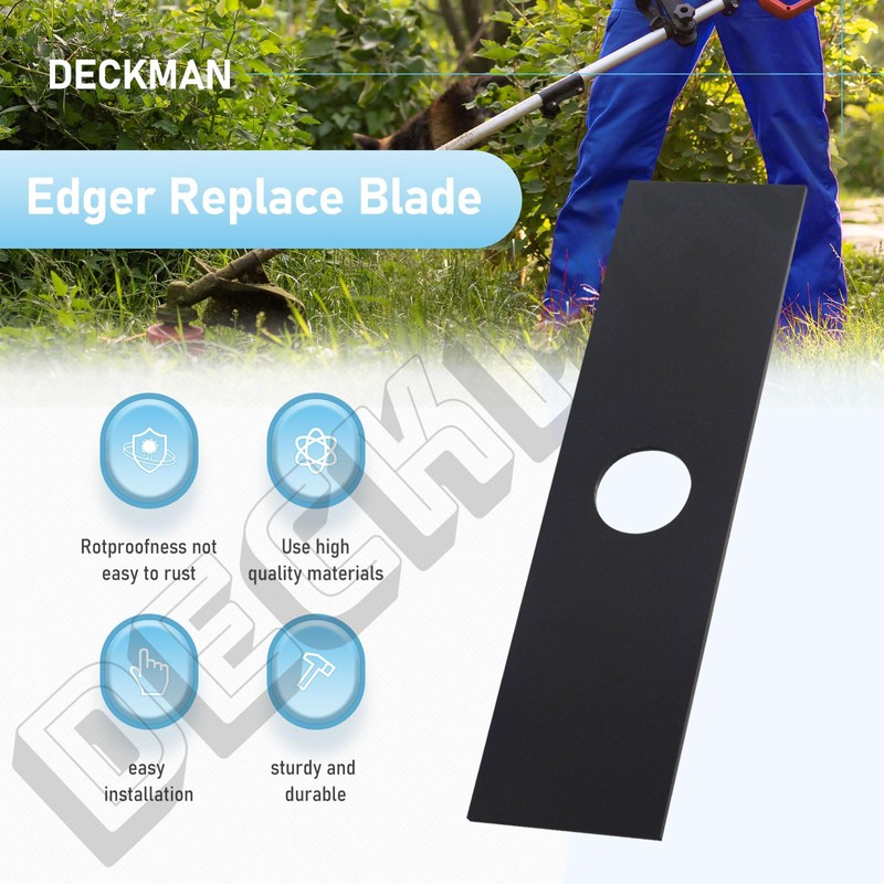 2 Pack 8-in Edger Blade Compatible with Kobalt 80-Volt Max