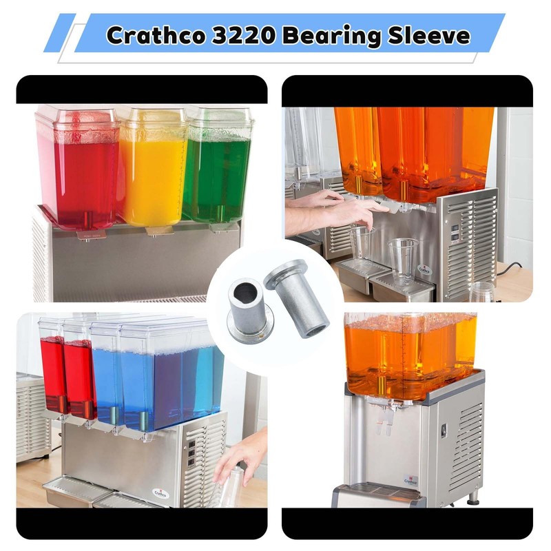 Crathco 3220 - Piezas de repuesto para manguitos de rodamiento