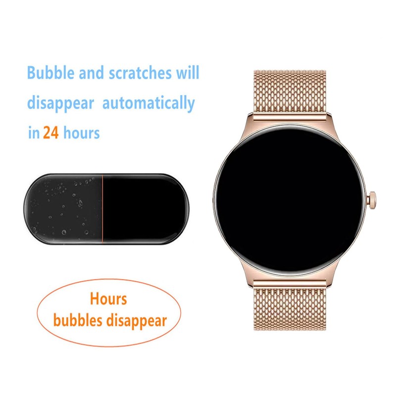Frgnie Screen Protector Compatible with Hwagol Smartwatch 1.43 Inch (Pack
