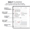 Momentum - Daily, Weekly, Monthly Productivity Planner Kit | Black