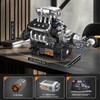 Mould King Supercar V8 Engine Building Blocks Sets, Build a