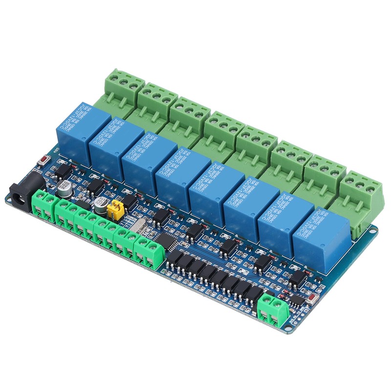 Relay Module 8 Channel Optocoupler Isolated Input Output Board Control