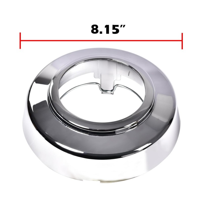 DOTCOM 2PCS Front Wheel Center Cap, Compatible with 1994-2008 Ford