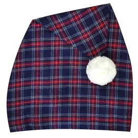 Lee Valley, Ireland - Gorra de Noche para Hombre, Lv28 Morado/Rojo Tartán, Large