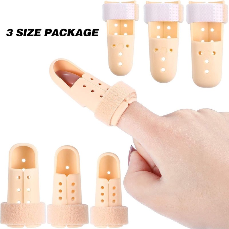 3pcs Splint for Pinky,Plastic Mallet Dip Finger Support, Support Brace,