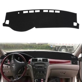HanLanKa Dashboard Cover Dash Cover Mat Pad Custom Fit for Lexus ES300 ES330 2002 2003 2004 2005 2006(Black)