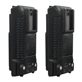 QUANSHENG 2 Pack UV-K5 Battery 2600mAh Enlarge Capacity DC7.4V Two Way Radio UV-K6 Battery for UV-K5 Radio UV-K6 Acessories