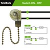 YukiHalu Ceiling Fan Pull Chain Switch ZE-109, 2 Wires On-Off