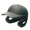 SSK H8500M Baseball Hard Helmet with Binaural (Matte), Matte Black,