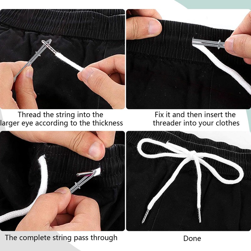 BOROLA 2 Pack 51" Cotton Drawcord Replacement, Fits Sweatpants, Shorts,