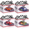24 Packs Racing Flag Treat Boxes Cars Party Gift Box