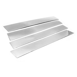 Exclusive 304 Steel 4PCS Door Center Pillar Posts Overlay Compatible with 2007-2014 Escalade EST ESV