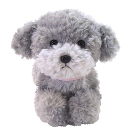 Mustaches zawanko Toy Poodle Gray Plush