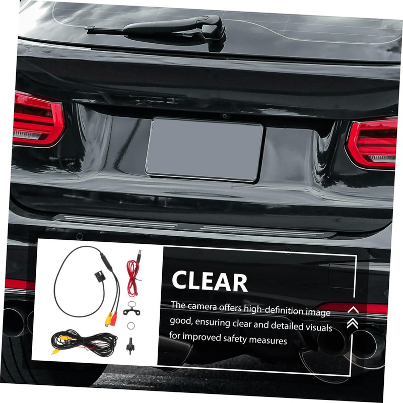 Operitacx -in-one Car Backup Camera Universal Rearview Camera Easy Diy