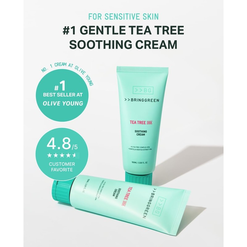 Soothing Cream - Tea Tree Cica by Bring Green for