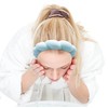 POMVIEA Makeup Headband for Washing Face Women Soft Cloth Head