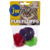 JW Cat Fun FLUFFS Toy,Assorted