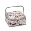 Hobby Gift Small Sewing Storage Box, Hoot, 20 x 20
