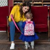 Pink Robots Toddler Kids Children Mini Backpack Rucksack With Reins