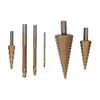Step Drill Bit Set Universal Triangle Shank HSS High Hardness
