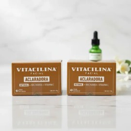 Crema Facial Aclarante Vitacilina 2p Vitamina C+retinol